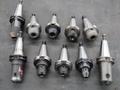 CT40 Taper Tool Holders: (10) End Mill Holders- Auction Item