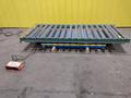 3,500 LBS X 30" X 96" BISHAMON HYDRAULIC SCISSOR LIFT TABLE WITH ROLLER TOP: STOCK #20966