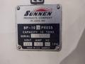10 TON SUNNEN MODEL #BP-10 BENCH TOP HYDRAULIC PRESS, 115 VOLT: STOCK #23364
