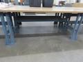Work Bench, Wood Top, Metal Frame- Auction Item