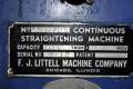 LITTELL 8" X .018" LITTELL STRAIGHTENER, STOCK# 13619J