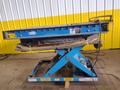 3,000 LBS X 48" X 48" ROTO-MAX HYDRAULIC SCISSOR LIFT TABLE W/ ROTARY LEWCO ROLLER CONVEYOR TOP, 110 VOLT: STOCK #20874