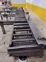30' LONG POWERED ROLLER CONVEYOR W/ BEAM TRANSFER ARMS: STOCK #20756