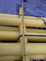 (20) 6' LONG x 36" HIGH IDEAL SHIELD TWO LINE PLASTIC COATED HEAVY DUTY GAURDRAIL BARRIER: YOBRO #24874