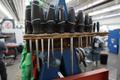 Portable Tool Rack with: Clamps, Hand Tools, Lifting Straps, Chains, Eye-Bolts, Hooks- Auction Item