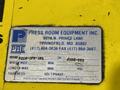 12" W X 18" STROKE PRESS ROOM EQUIPMENT PRE PNEUMATIC COIL STRAIGHTENER &amp; AIR FEEDER : STOCK #23254
