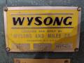 25 TON X 6' WYSONG MODEL #2572 MECHANICAL PRESS BRAKE: STOCK #23464
