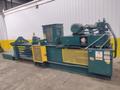 24" X 36" X 96" LONG AMERICAN MODEL #10447 HYDRAULIC HORIZONTAL BALER: YOBRO #24745