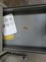 Metal Work Desk with Drawers w Sliding Door and Contents w Light- Auction Item