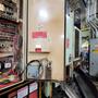 220 TON AIDA MODEL #NC1-200(2) GAP FRAME PRESS, WITH 9.84" STROKE: STOCK #22203