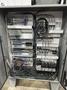 SWEED LOAD CLAMP &amp; TURNER / PACMAN FLIPPER SYSTEM WITH POWERED INFEED &amp; OUTFEED CONVEYORS: STOCK #22075