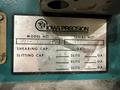 60" x 16 GAUGE IOWA PRECISION MODEL #GAF60-6 COIL SLEAR (SLITTING &amp; CUT-TO-LENGTH) LINE, WITH UNCOILERS &amp; SIDE PUNCHING / NOTCHING: YOBRO #24552