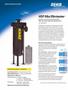 8,000 CFM ZEKS MODEL #8000HDF MIST ELIMINATOR VERTICAL TANK: STOCK #23052