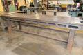 137" X 32" X 37" T-SLOT STEEL LAYOUT TABLE: STOCK #22226