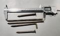 5/16" J G Kayser Model FN-1280 Nail ( spike ) 2 Blow Header