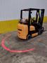 4,700 LBS TOYOTA MODEL #42-6FGCU25 LP GAS FORKLIFT: STOCK #23743