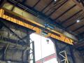 10 TON X 55' DEMAG SINGLE GIRDER TOP RUNNING BRIDGE CRANE. STOCK # 0113726