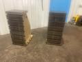 (1) PAIR G &amp; L 12" X 26 X  T SLOTTED ANGLE PLATES: STOCK #76671