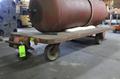 1 TON X 3'6" W X 8' L DIE/MATERIAL CART. STOCK #0681624