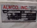 60" X 8 CU FT ALMCO MODEL V8-S TUB TYPE VIBRATORY DEBURRING FINISHING SYSTEM: STOCK #18832