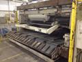 12' X 1/2 " WYSONG MODEL H-5012, HYDRAULIC POWER SQUARING SHEAR, 3 AXIS PROGRAMMABLE BACK GAGE, POWER TABLE, AUTO CONVEYOR STACK