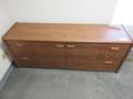 Wooden Office Main Desk and Credenza- Auction Item