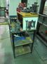 Metal Frame Workbench with Wood Top, (2) Shelves and Contents- Auction Item