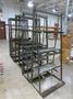 Pollard 3-Shelf Metal Stock Racks 3' Wide x 2' Deep x 7 High , (6) Total- Auction Item