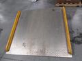 Vestil Manufacturing Dock Aluminum Plate with Side Rails, 60" x 60" 10,000 lb Capacity- Auction Item