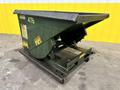 1/2 YARD (46" x 36" x 30") X 5000 LBS AMERICAN PORTABLE DUMP HOPPER ON CASTERS: STOCK 20072