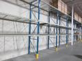 Pallet Racking - (11) 14'H x 42" Uprights, Teardrop Style, (28) 8' Shelves, Wire Decking and Steel Cross Supports- *NO CONTENTS*- Auction Item