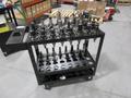 Big Bear Rolling Tool Cart with (64) CAT50 Pockets and (47) CAT50 Assorted Tool Holders- Auction Item
