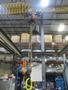 Overhead Shop Crane - Approx 16&#039; X 20&#039; Area with Aero Material Handling 1 Ton Under Slung Bridge Crane, ARO 1 Ton Air Operated Chain Hoist, 102&quot; Under the Hook- Auction Item