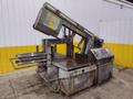 16" x 16" HYD-MECH MODEL #M-16A AUTOMATIC HORIZONTAL BANDSAW WITH POWER MITRE SWIVEL: STOCK #23419