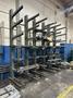 (12) 12&#039; HIGH ADJUSTABLE CANTILEVERED STORAGE RACKING: UPRIGHTS &amp; ARMS: STOCK #21237