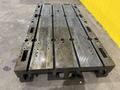 48&quot; X 92&quot; X 12&quot; T-SLOTTED LAYOUT RISER TABLE / FLOOR PLATE: STOCK #19754
