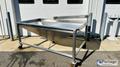 Vegetable / Produce Sorting / Washing / Cleaning / Holding Station  |  S.S. V-Bottom Trough w/Bottom Discharge