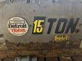 detroit 15 ton electric hoist s/n 163856 with remote controls