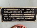 8&quot; X .018&quot; LITTELL MODEL #308-9PDS 9 ROLL POWERED COIL STRIP STRAIGHTENER: STOCK #15445