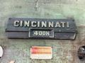 400 TON X 14' CINCINNATI 400H HYDRAULIC PRESS. STOCK # 0875526