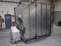 Iontech Powder Coating System with Stainless Steel Booth, Mounted on Track with Wheels- Auction Item