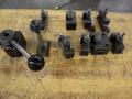 Aloris BXA Quick Change Tool Post with Assorted Slide-On Cutter Holders, 3" x 3" Base- Auction Item