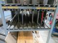 Press Brake Dies on Portable Rack w Contents- Auction Item