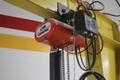 Handling Systems 2 Ton Swiveling Jib Crane, Floor Mounted with CM Lodestar 2 Ton Electric Chain Hoist, Electric Trolley- Auction Item
