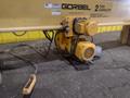 2 TON x 12&#039; GORBEL TENSION STAND JIB CRANE WITH 2 TON HARRINGTON HOIST &amp; POWER TROLLEY: STOCK #18873