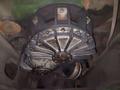B and P model 85b muller with dust hood, motor and gearbox, batch hppper and cooling blower