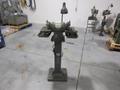 Baldor Double Tool Grinder On Pedestal Stand 6" Cupper Wheels, Tilting Work Tables w/ Drip Pans &amp; Work Light- Auction Item