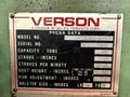 1990 - 300 ton Capacity VERSON S2-300-96-54t Straight Side Mechanical Press For Sale