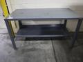 Metal Table with Lower Shelf- Auction Item