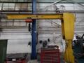 1 TON INDUSTRIAL EQUPMENT JIB CRANE, &amp; 1 TON ELECTRIC HOIST: STOCK #80788